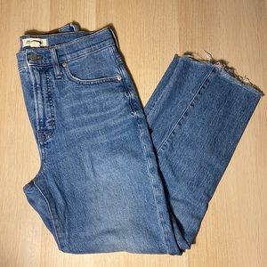 Madewell Perfect Vintage Jean in Enmore Wash: Raw-Hem Edition